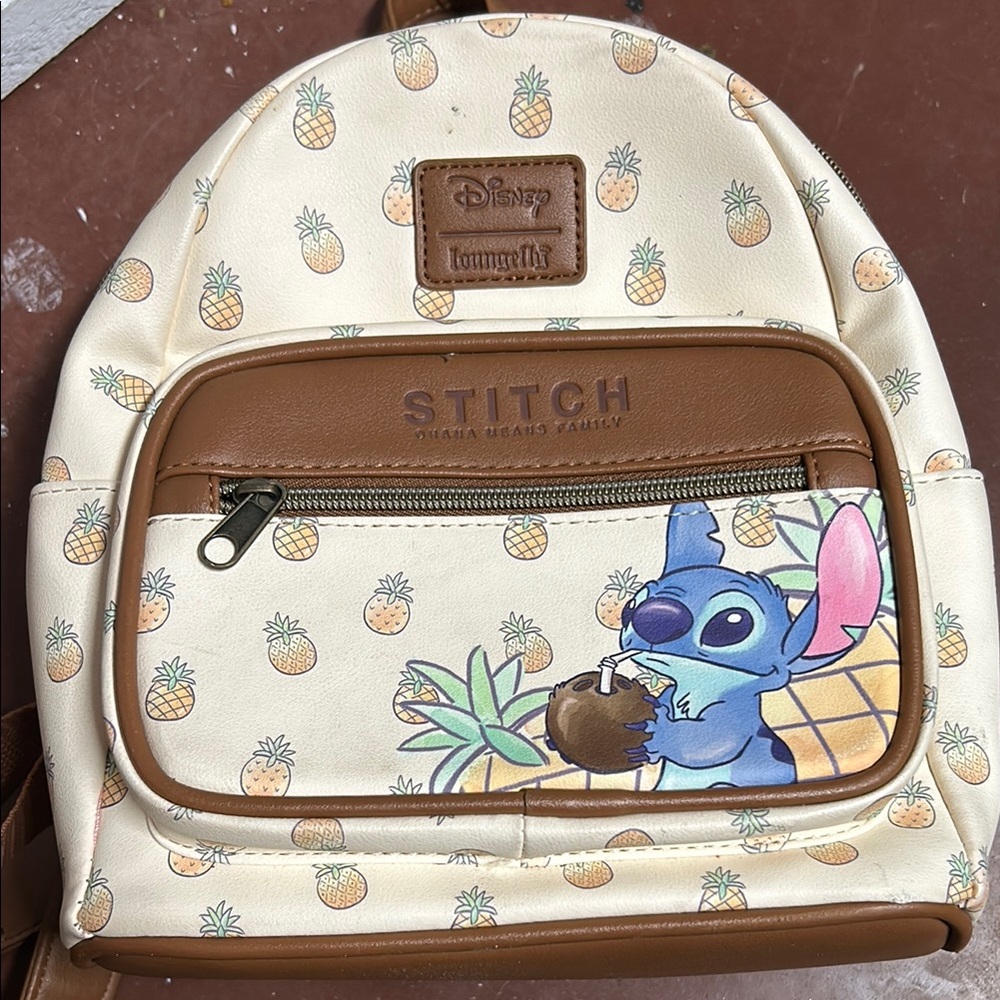 Loungefly Stitch Pineapple Kids Backpack